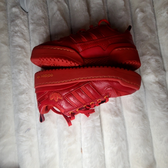 Adidas Forum Bold S.E.E.D. Women 7.5 Red Bright Orange GV7660 Shoe Trainer - Picture 5 of 7